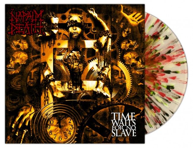NAPALM DEATH - Time Waits For No Slave [CLEAR SPLATTER LP]