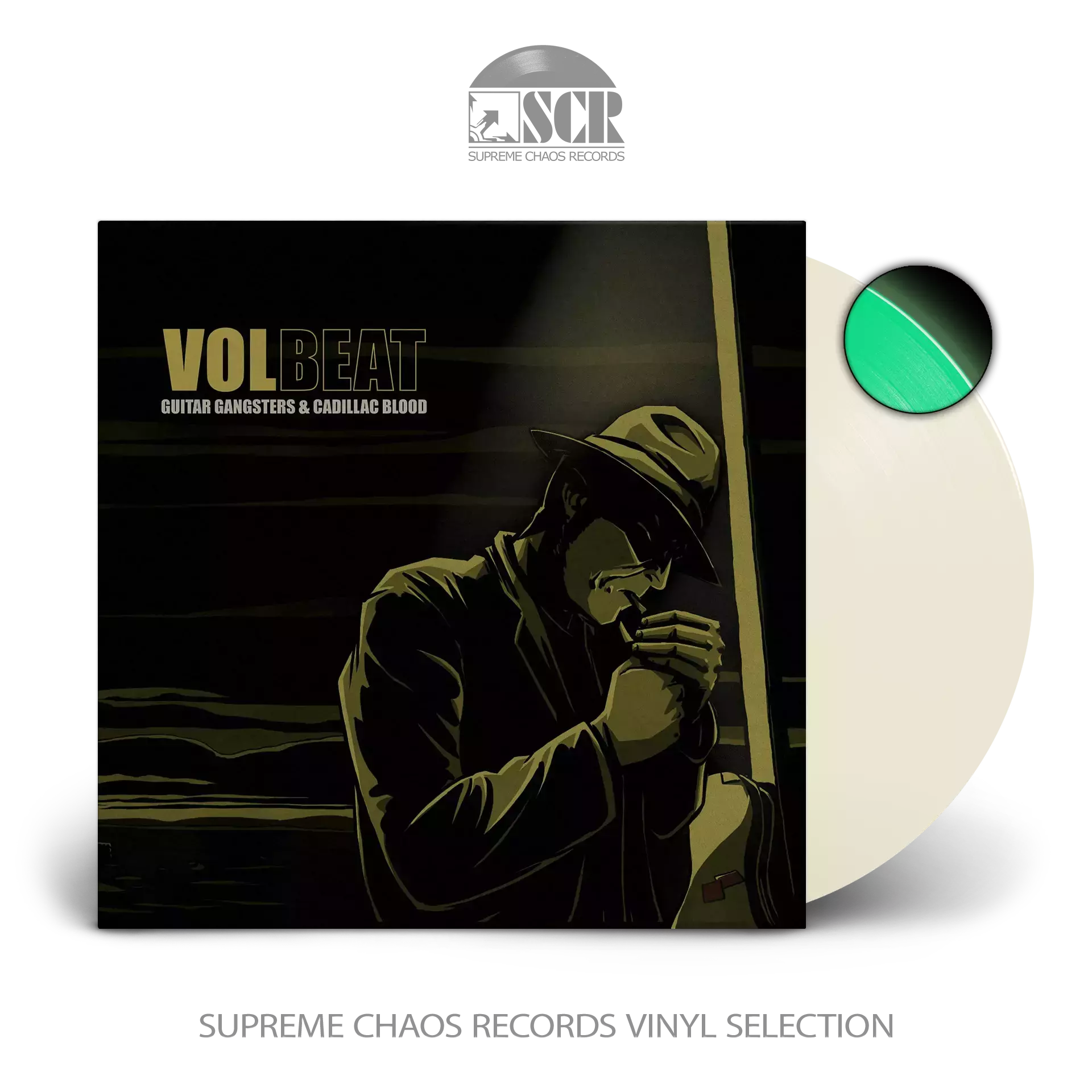 VOLBEAT - Guitar Gangsters & Cadillac Blood  [GLOW IN THE DARK LP]