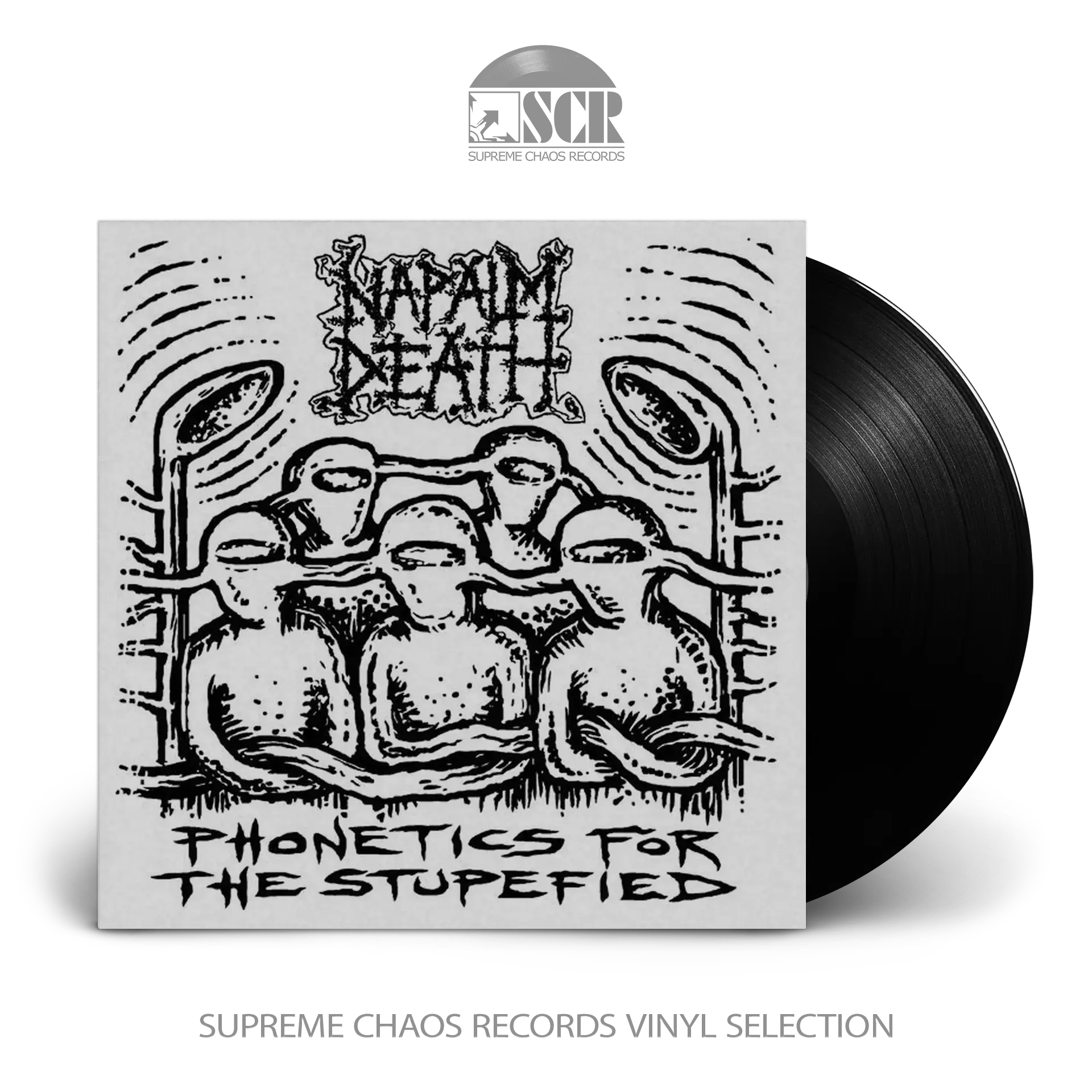 VOÏVOD / NAPALM DEATH - Forever Mountain / Phonetics For The Stupefied [BLACK 7" EP]