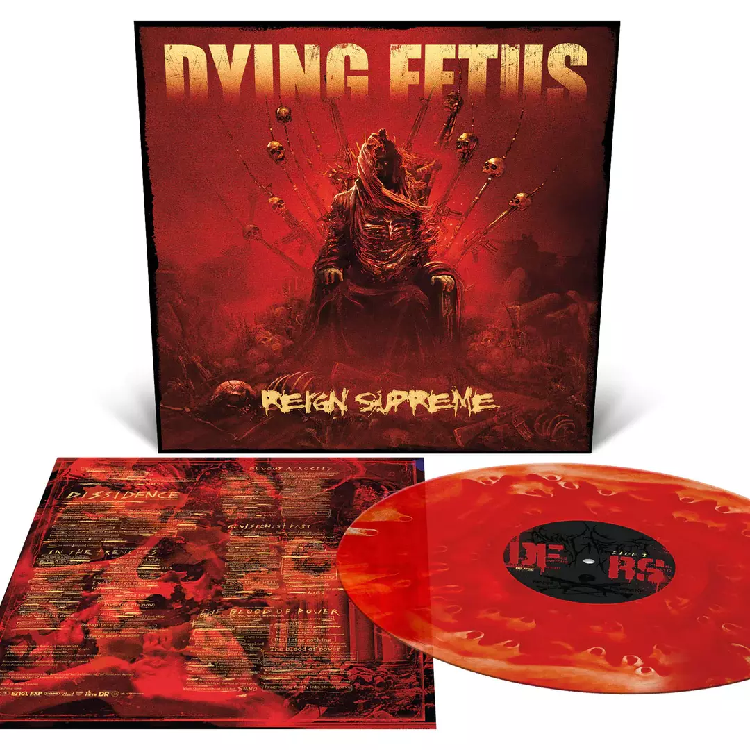 DYING FETUS - Reign Supreme [BLOODY RED CLOUDY EFFECT LP]