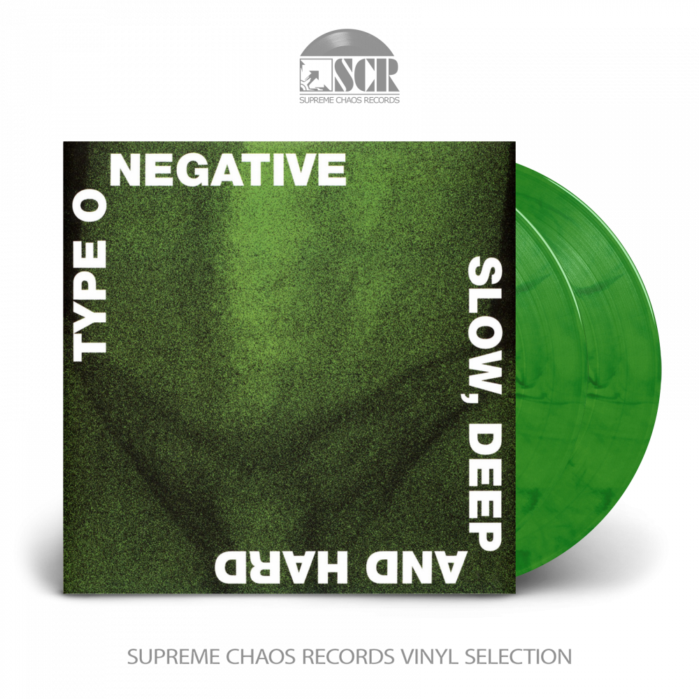 TYPE O NEGATIVE - Slow, Deep And Hard [GREEN/BLACK DLP]