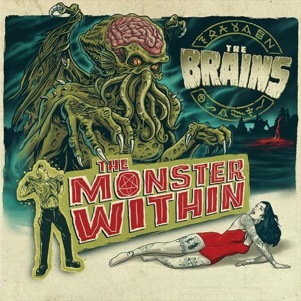 THE BRAINS - The Monster Within [GREEN LP]