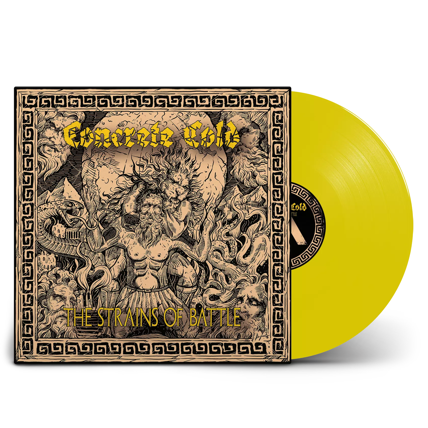 CONCRETE COLD - The Strains Of Battle [YELLOW LP]