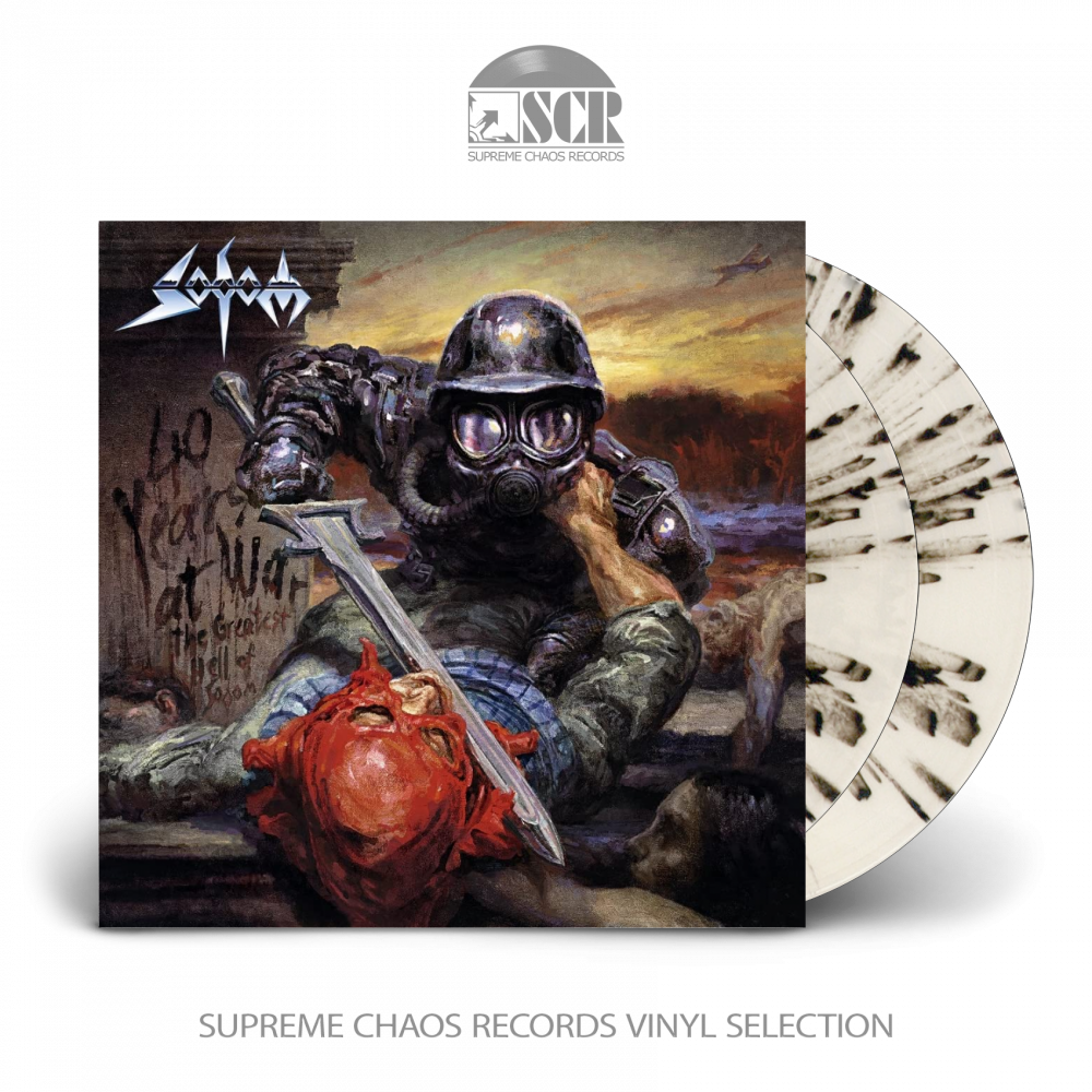 SODOM - 40 Years At War - The Greatest Hell Of Sodom [CRYSTAL CLEAR/BLACK SPLATTER DLP]