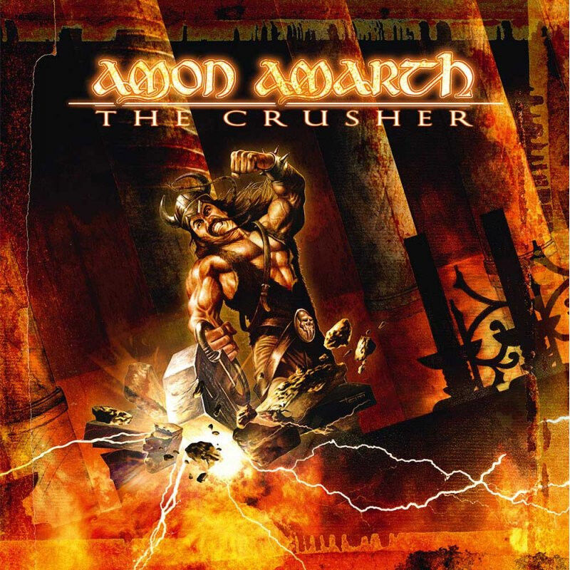 AMON AMARTH - The Crusher [BROWN BEIGE MARBLED LP]
