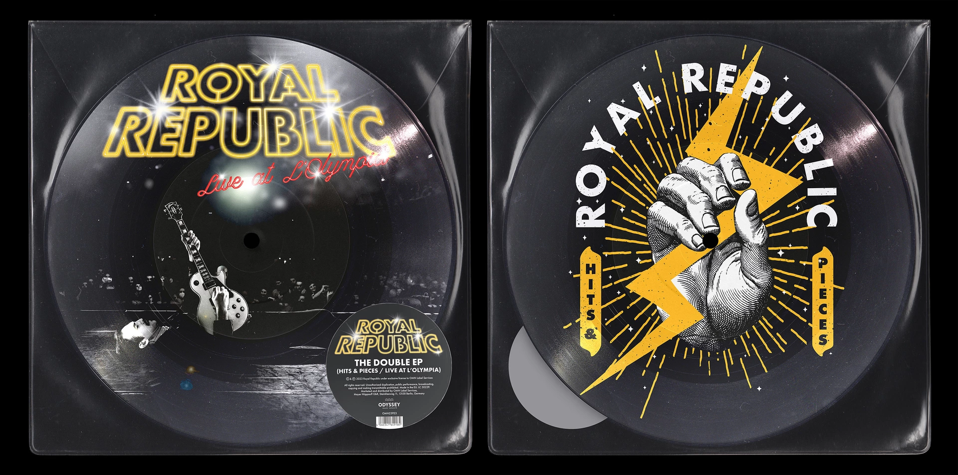 ROYAL REPUBLIC - The Double EP (Hits & Pieces / Live at l'Olympia) [PICTURE LP]