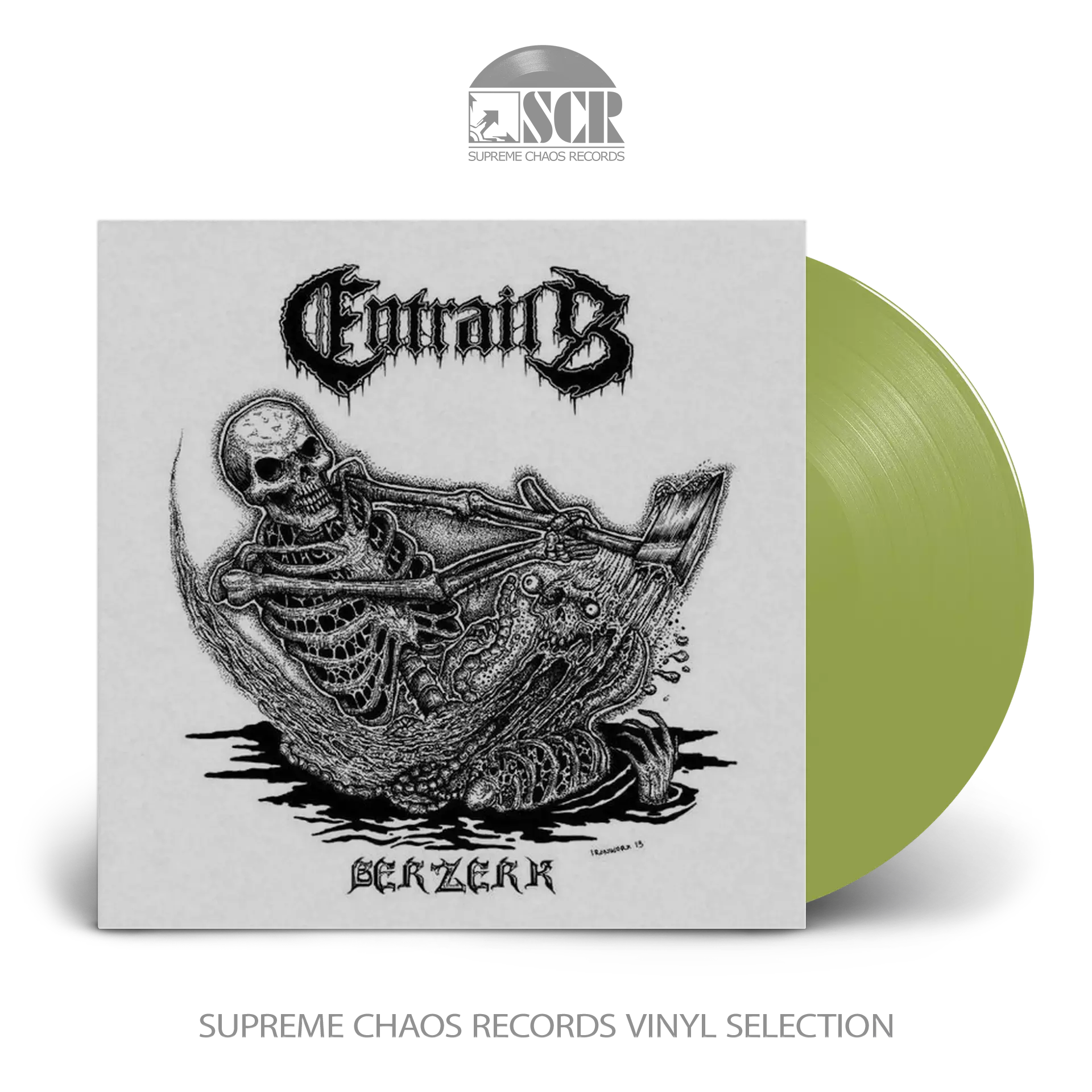 ENTRAILS - Berzerk  [7" EP - GREEN EP]