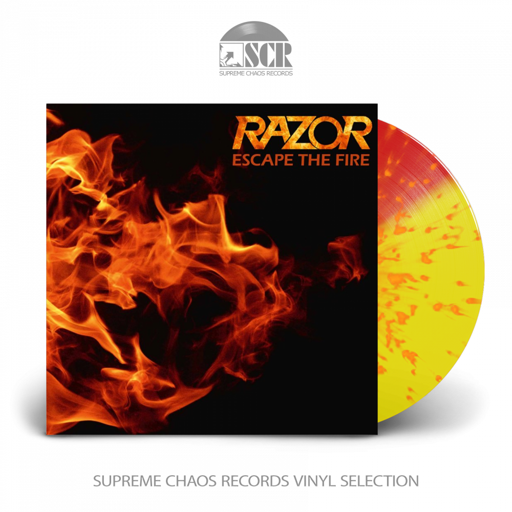 RAZOR - Escape the Fire [BI-COLOR/SPLATTER LP]