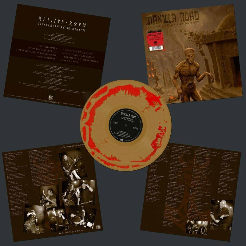 MANILLA ROAD - Playground of the Damned [RED/GOLD MIX LP]