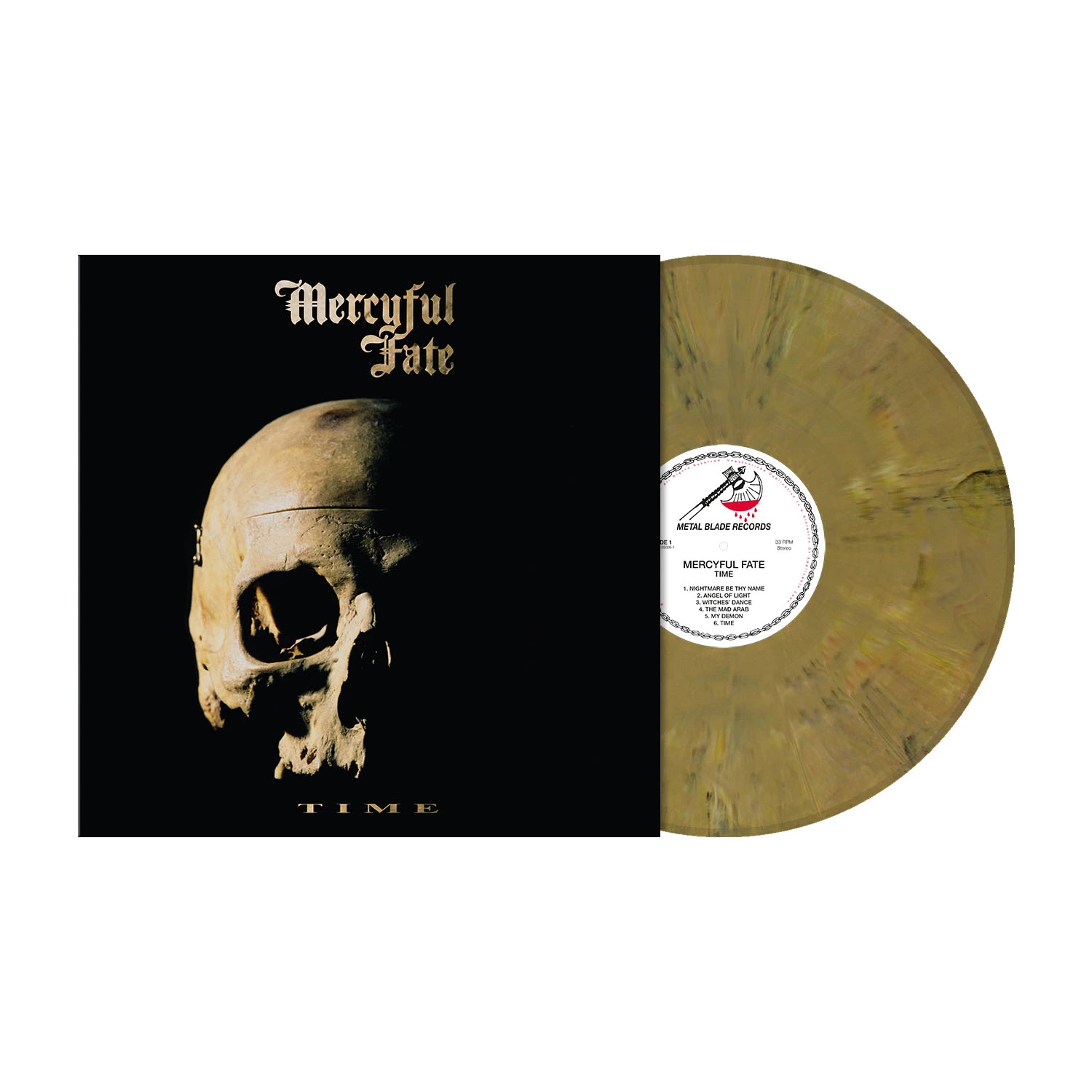 MERCYFUL FATE - Time (Re-Issue) [BEIGE BROWN MARBLED LP]