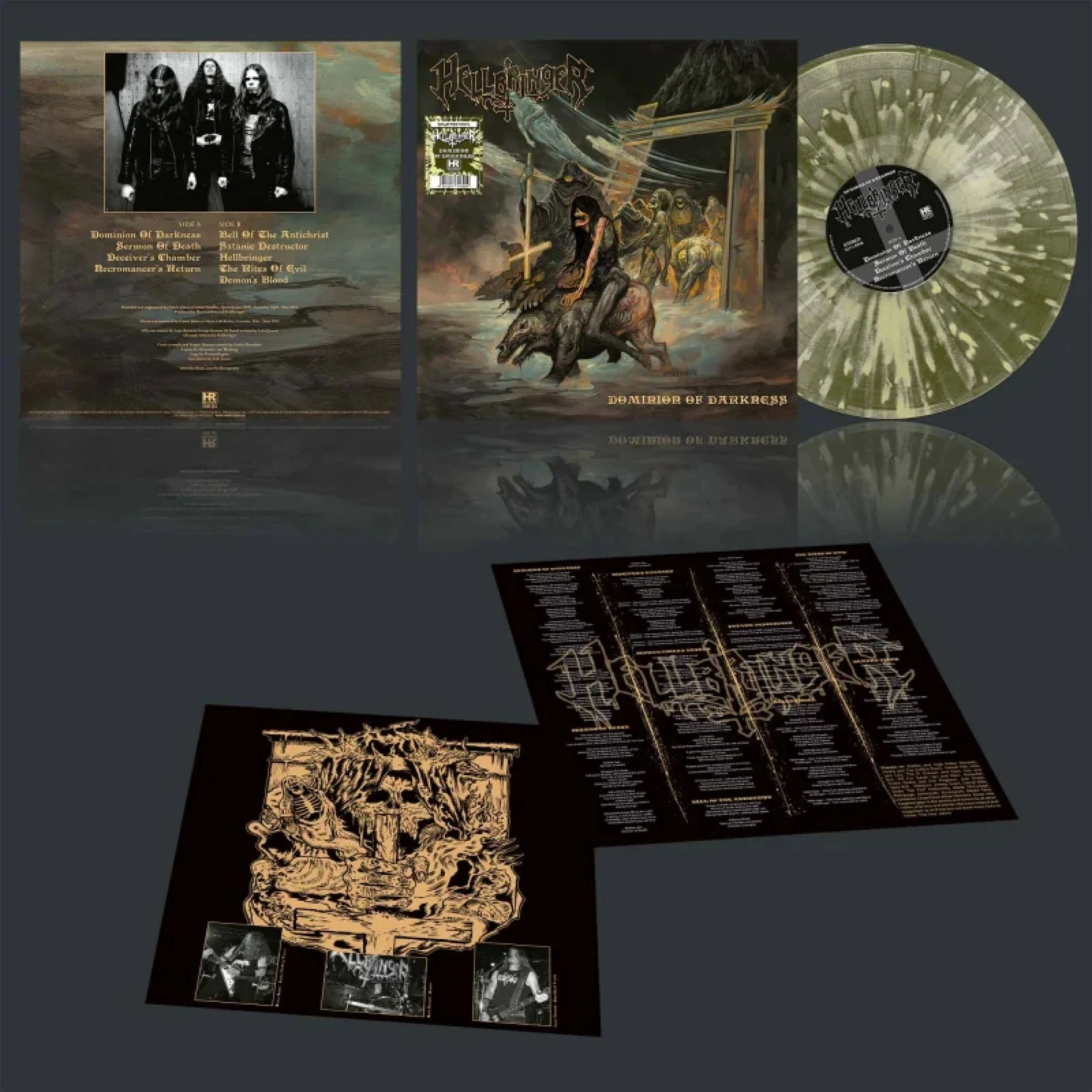 HELLBRINGER - Dominion Of Darkness [SPLATTER LP]