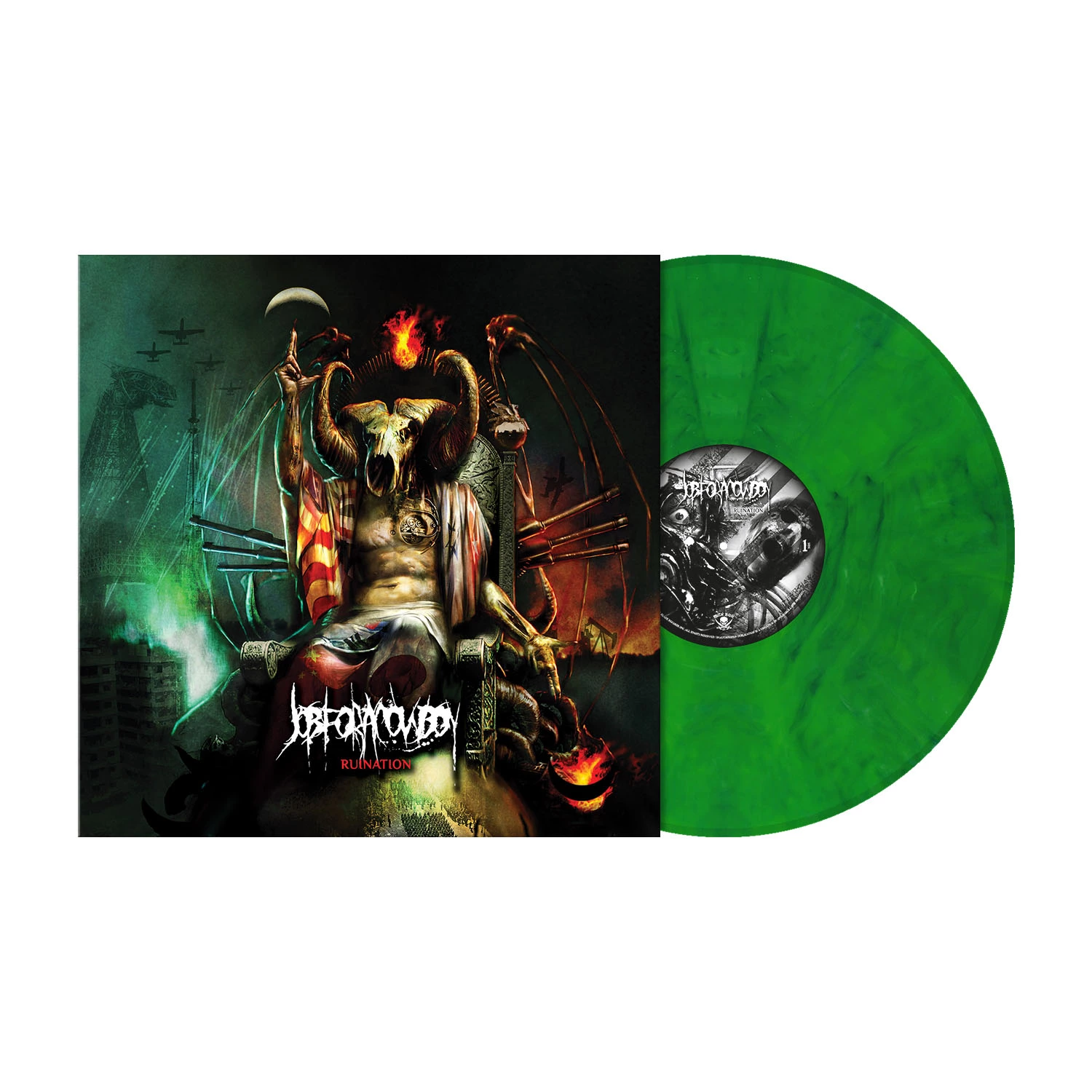 JOB FOR A COWBOY - Ruination [GREEN MARBLED LP]