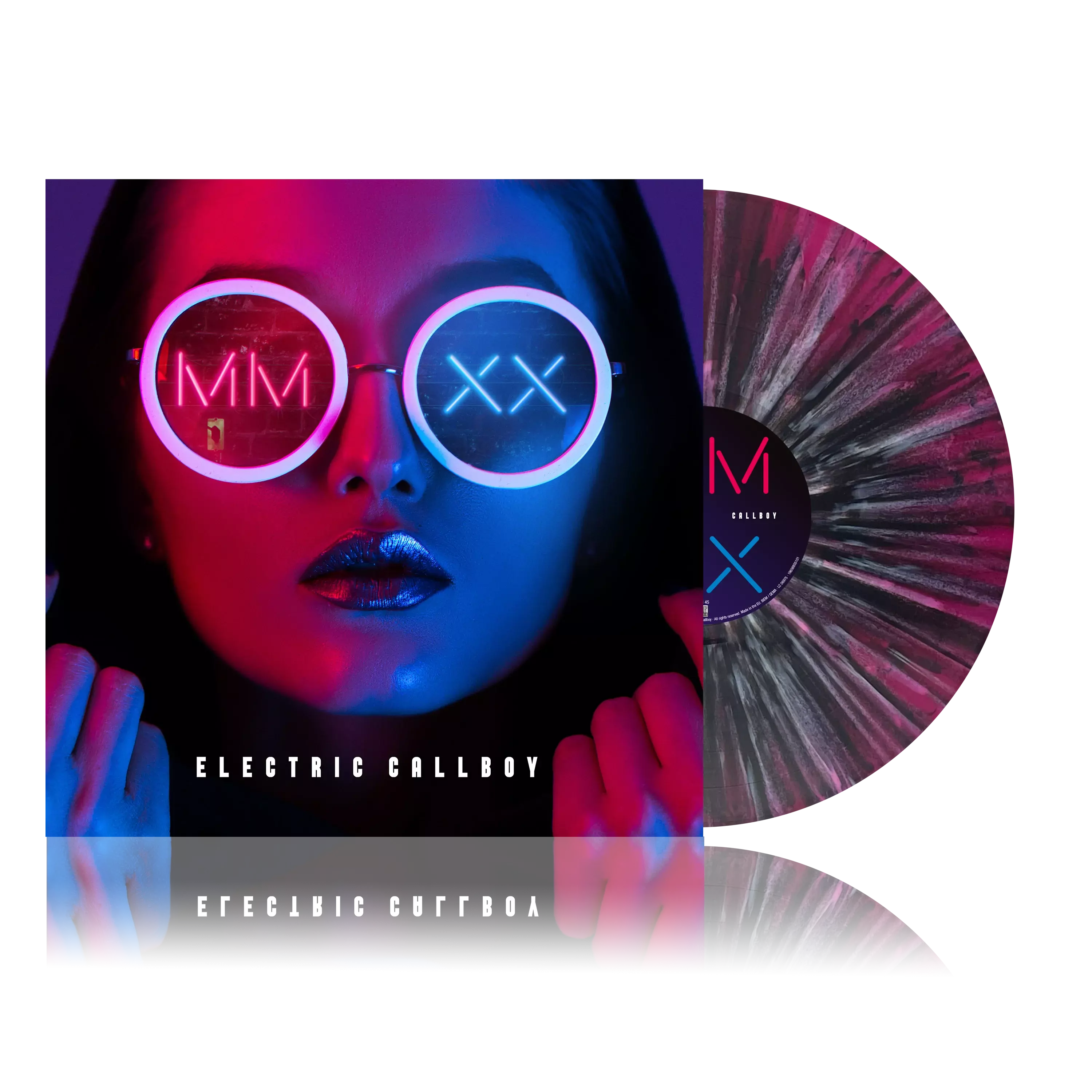 ELECTRIC CALLBOY - MMXX - EP (Re-issue 2023) [TRANSPARENT MAGENTA/WHITE SPLATTER LP]
