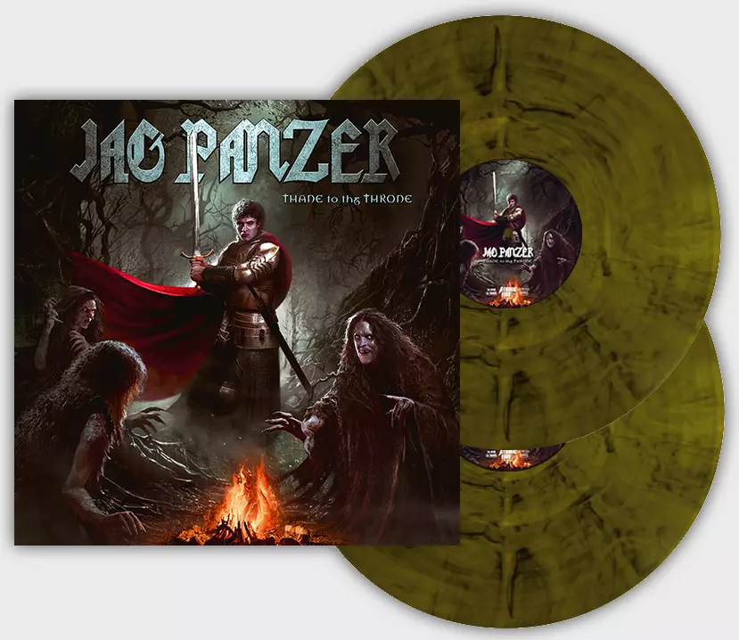 JAG PANZER - Thane To The Throne [YELLOW/BLACK MARBLED DLP]