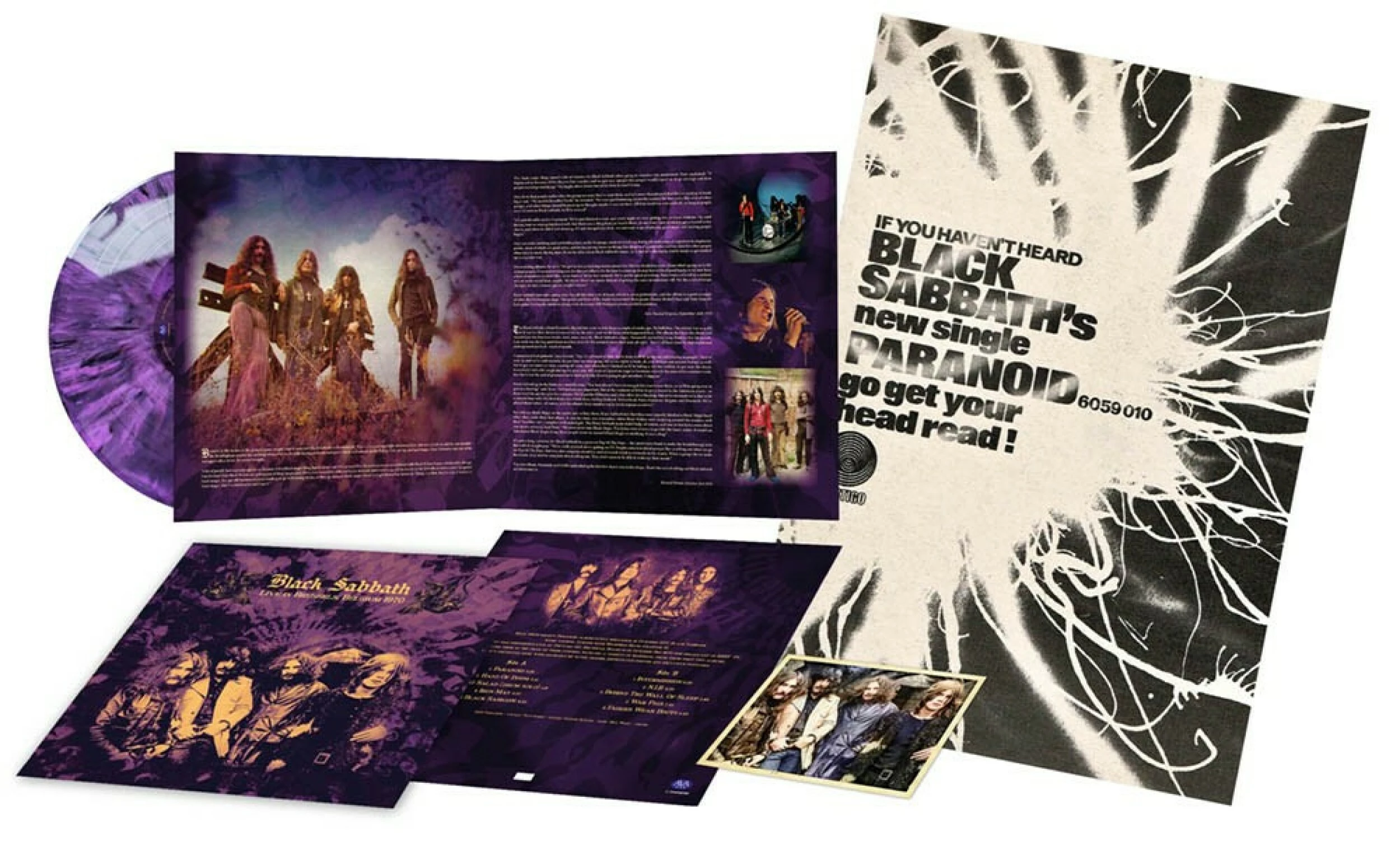 BLACK SABBATH - Live In Brussels 1970 [MARBLED PURPLE LP]