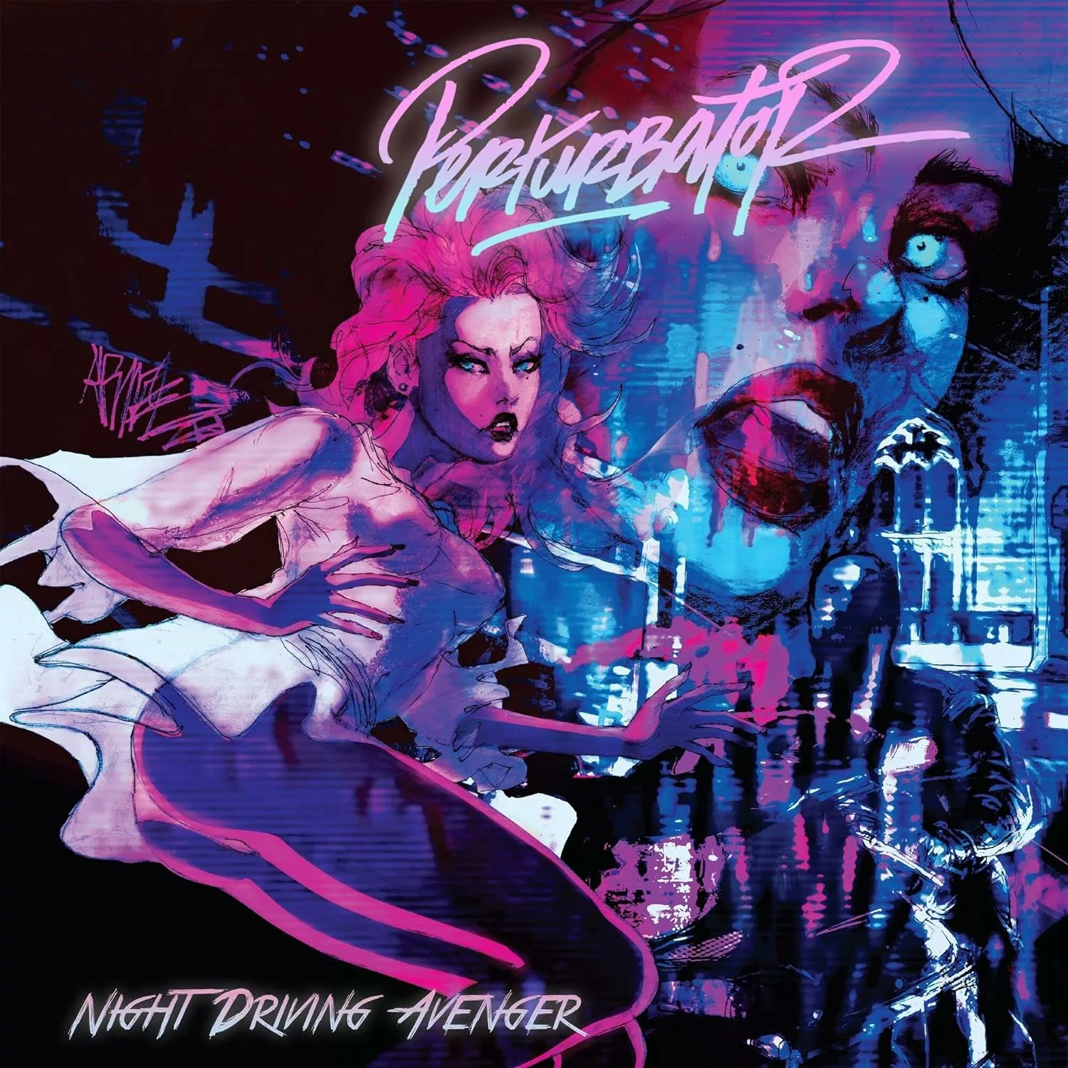 PERTURBATOR - Night Driving Avenger [BLACK LP]