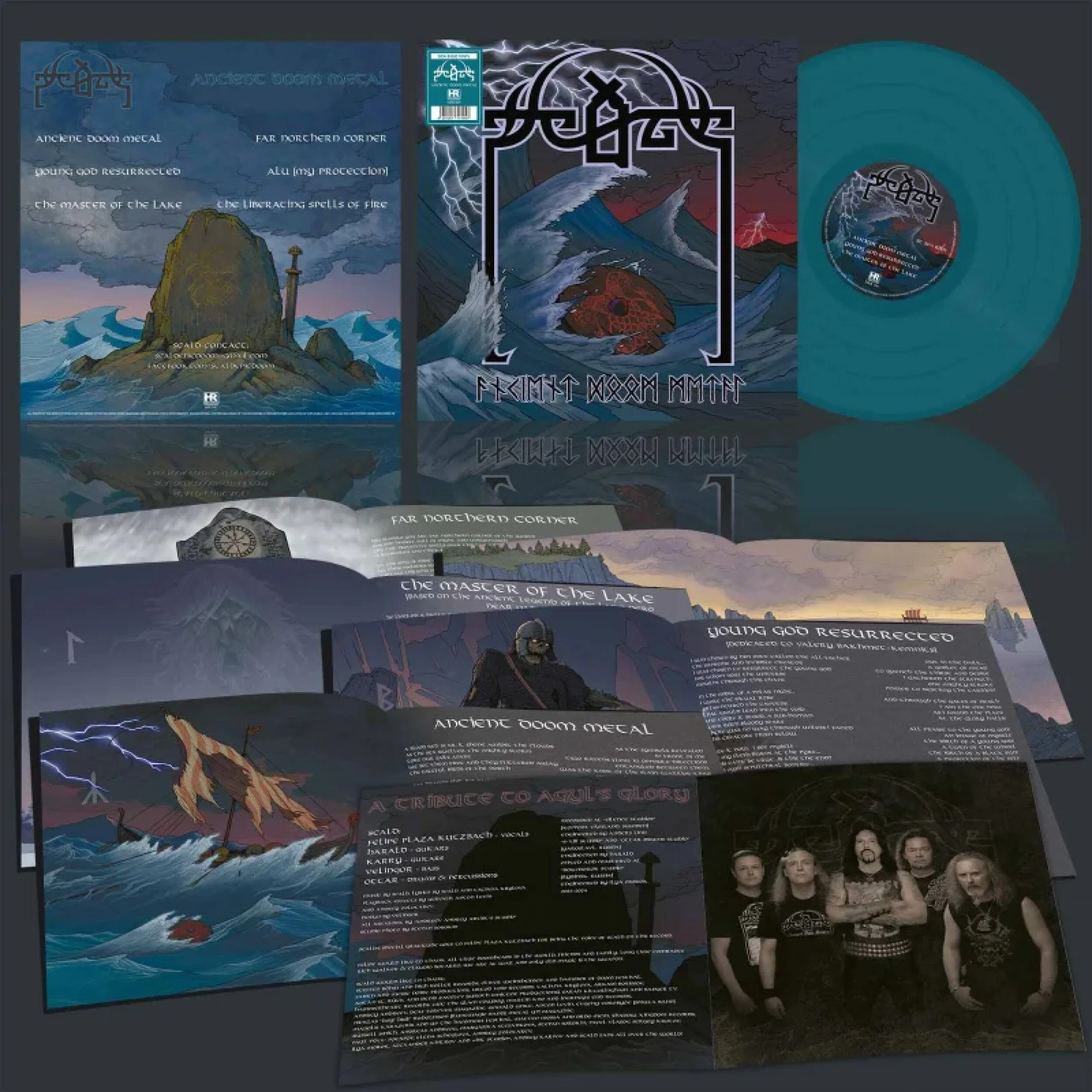 SCALD - Ancient Doom Metal [SEA BLUE LP]